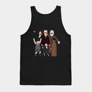 Burgers Addams Family Tank Top